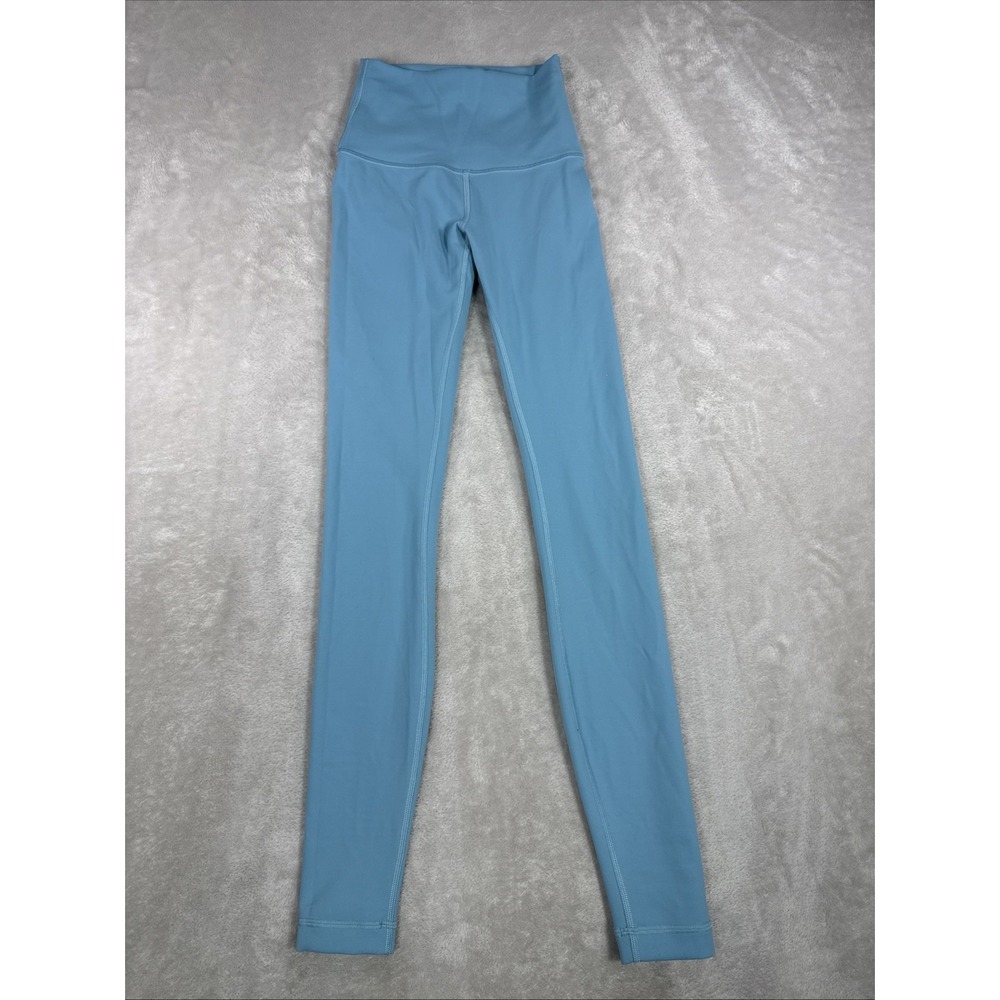 Lululemon Wunder Train High-Rise Tight Leggings 28" Aero Blue size 0